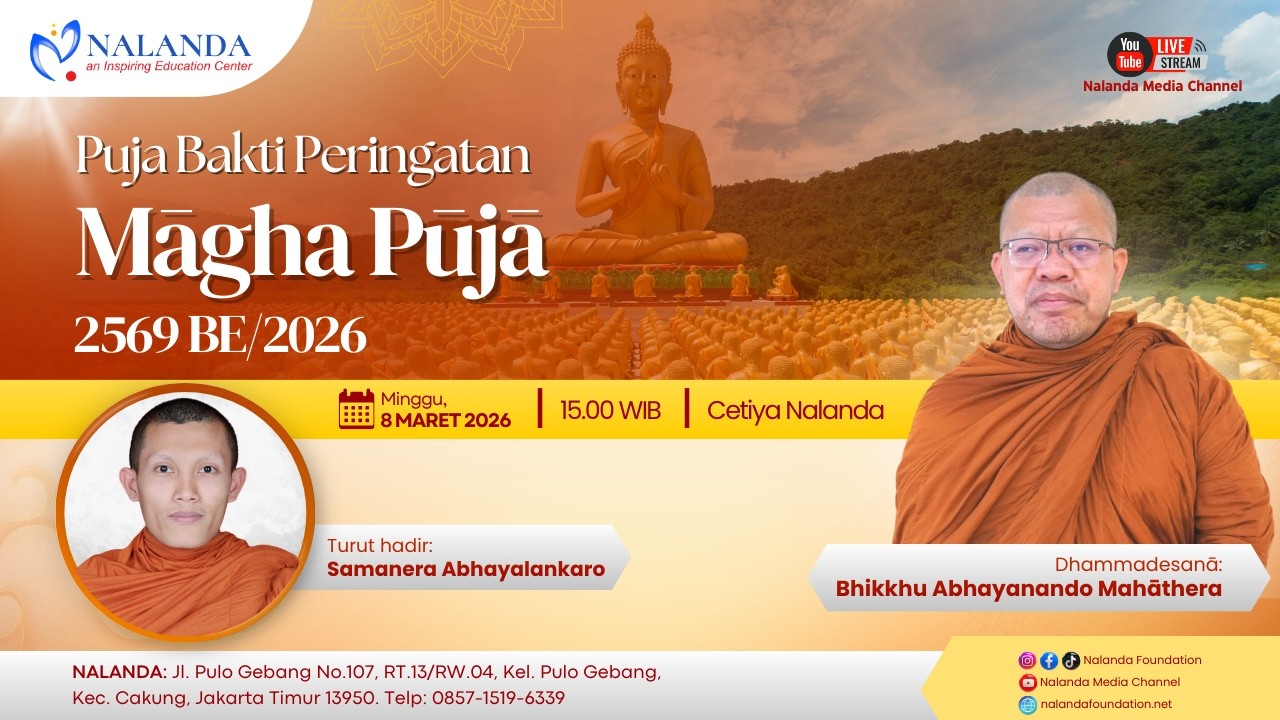 Puja Bakti Peringatan  Māgha Pūjā 2569 BE 2026