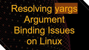 Resolving yargs Argument Binding Issues on Linux