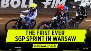 THE FIRST EVER #SGPSprint 🔥 #WarsawSGP 2024 | FIM Speedway Grand Prix