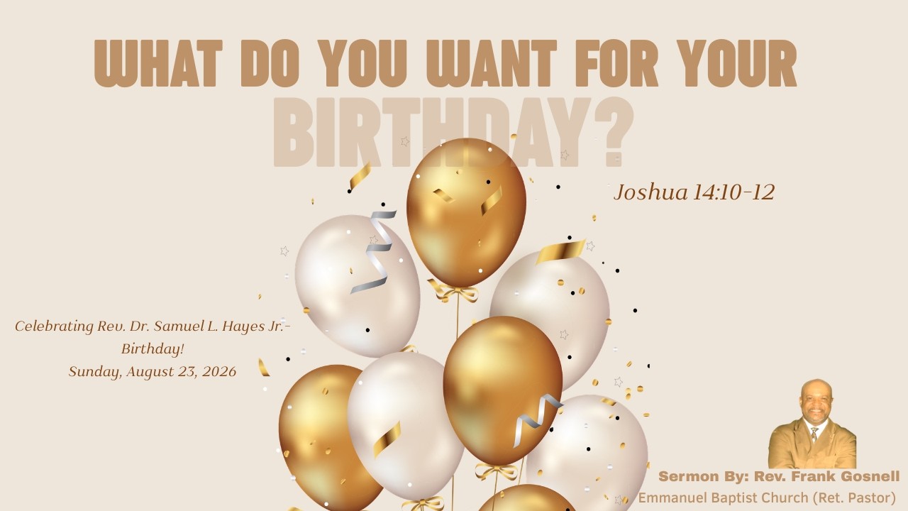 What Do You Want For Your Birthday