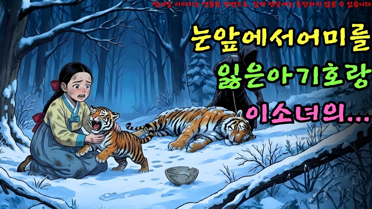 👌잠자기전 듣는 옛날이야기 1시|눈앞에서 어미를 잃은 아기 호랑이, 소녀의 보호… 그리고 성장 후 무덤을 지키다ㅣ옛날이야기 ㅣ민담 ㅣ오디오북ㅣ전설ㅣ설화 ㅣ야담