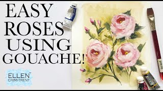 How to paint a gouache rose › The Weekend Beckons