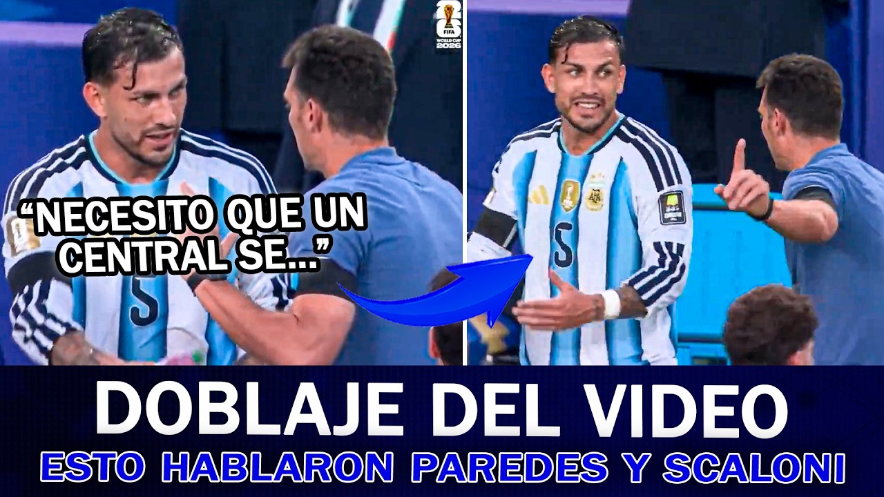 ►El viral táctico de Paredes y Scaloni: El diálogo que expone al futuro DT