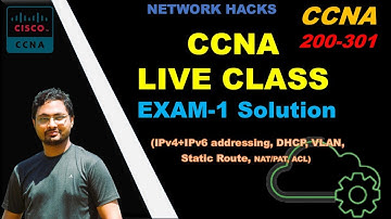 CCNA 200-301 Full Course Live Class in Bangla 2023 | Day 16 | EXAM-1 Solution