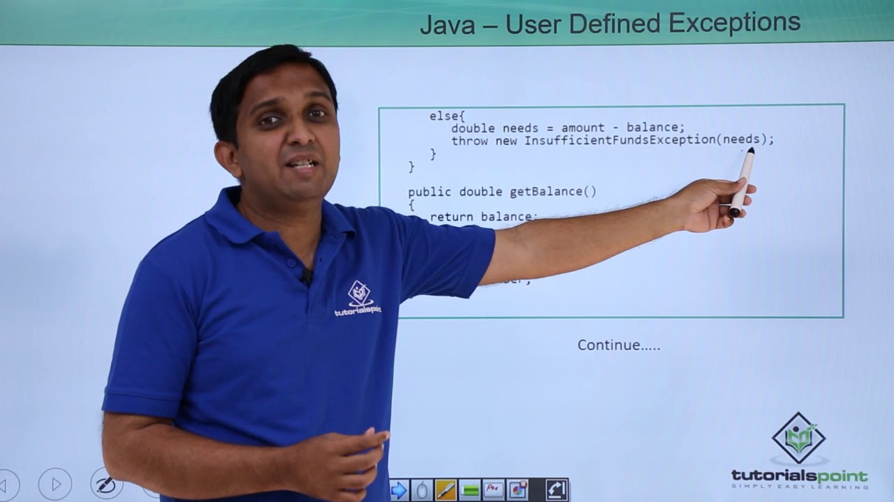Java - User Define Exception Class - YouTube