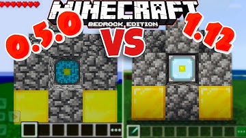 OLD Vs NEW Nether Reactor Core In Minecraft PE (Who Remembers This Obsidian Mess)