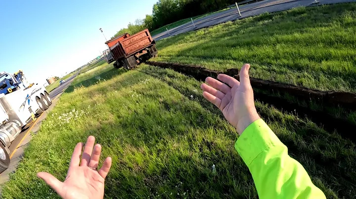 DUMP TRUCK CRASH & DASH!  WHO OWNS IT?