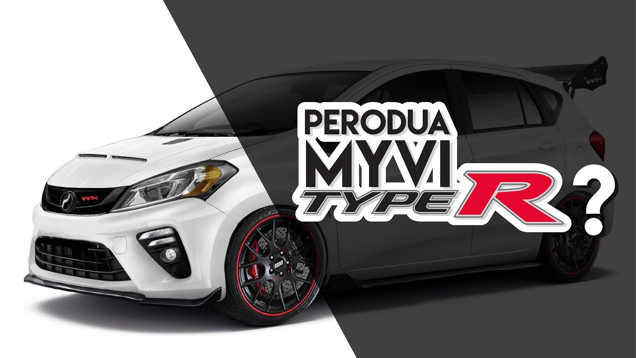 Perodua Myvi 2018 Modification  Virtual Tuning - YouTube