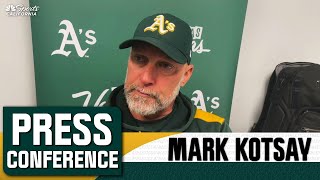 Mark Kotsay reacts to Athletics’ series loss vs. Blue Jays | NBC Sports California