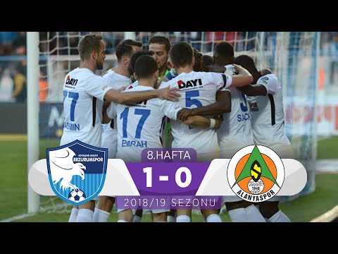 BB Erzurumspor (1-0) Aytemiz Alanyaspor | 8. Hafta - 2018/19