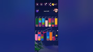water sort puzzle - Get color level 439