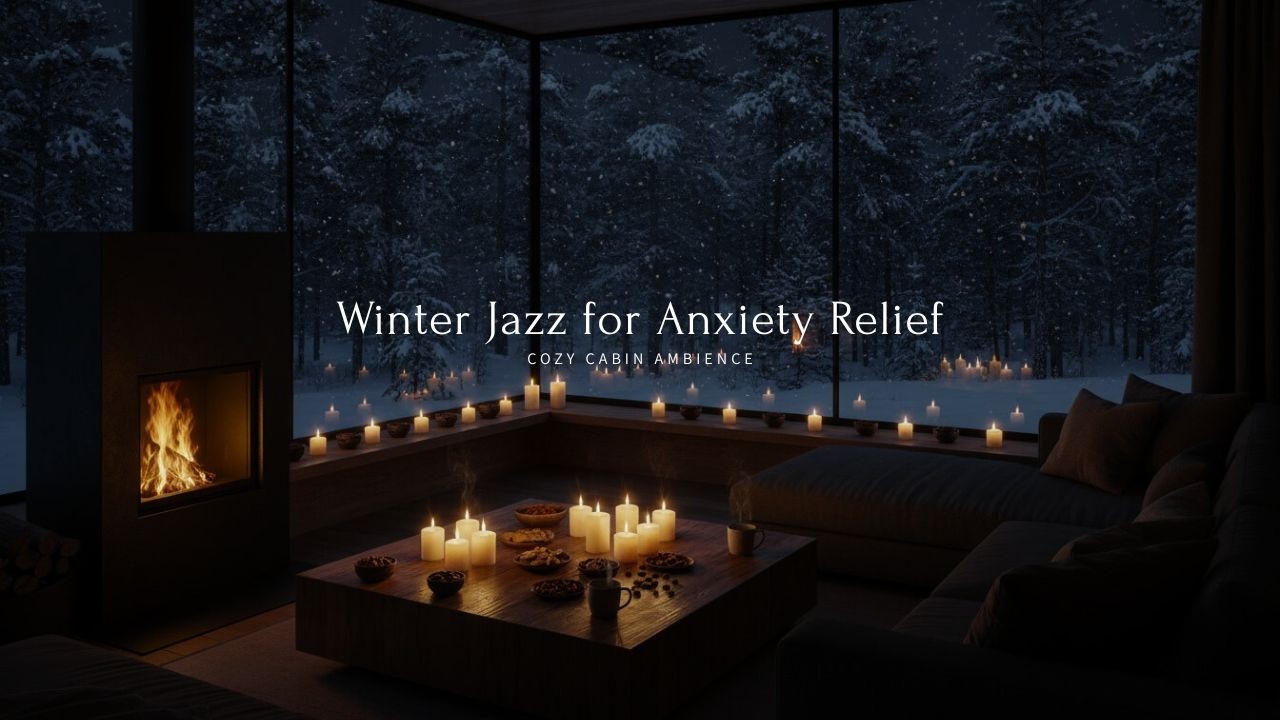 Feel the Warmth ❄️ Winter Cabin Firelight for Anxiety Relief