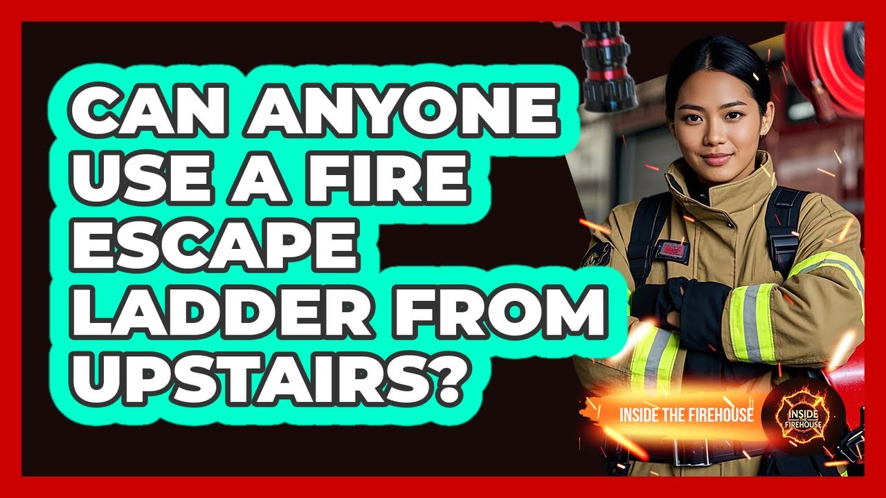 Can Anyone Use A Fire Escape Ladder From Upstairs?
