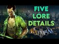 5 lore details in the arkham games