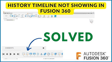 History timeline not showing in Fusion 360