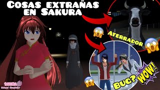 Cosas extrañas y aterradoras en Sakura || Animales poseídos 😱 || Sakura School Simulator