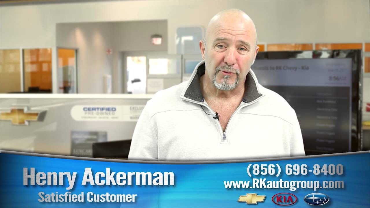 Customer Testimonial Henry Ackerman RK Chevrolet Kia Subaru