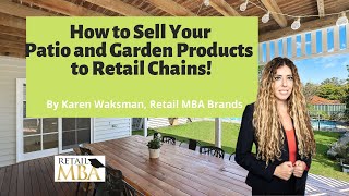 Patio and Garden Retail Category - How to Sell Patio and Garden Products Wholesale