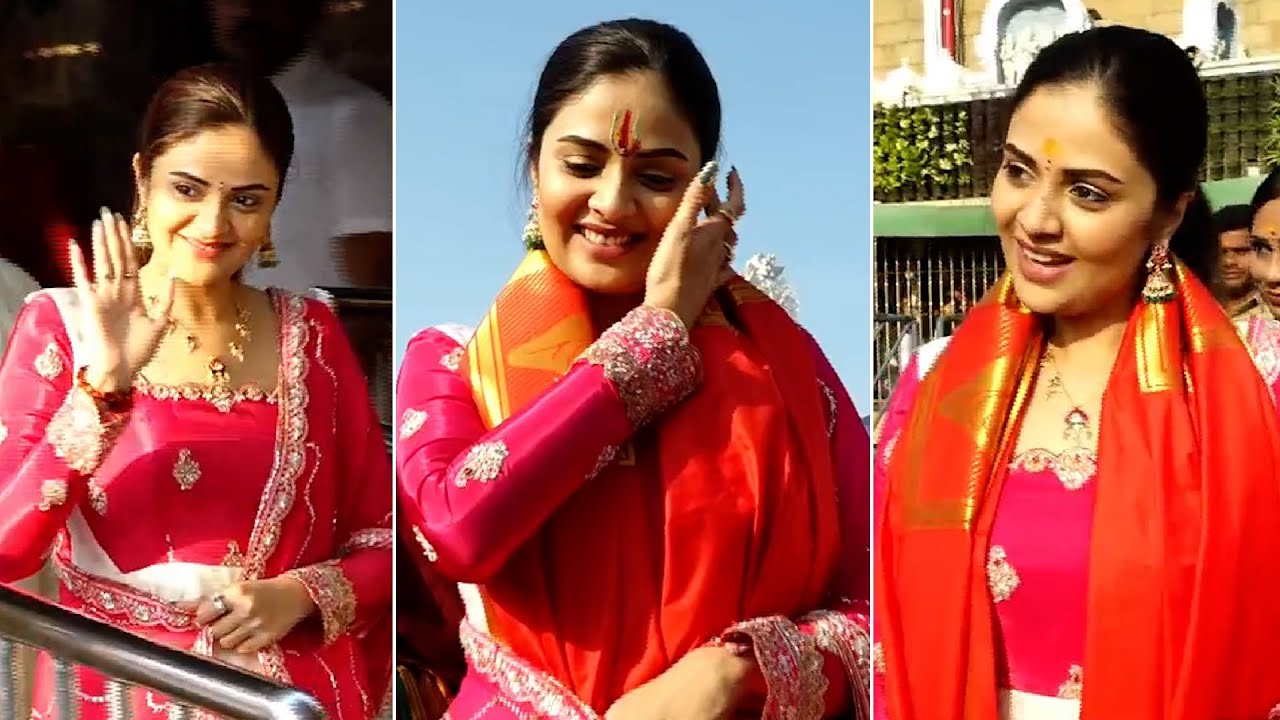 Anchor Sreemukhi Visits Tirumala Temple | Sreemukhi Latest Video | Daily Culture