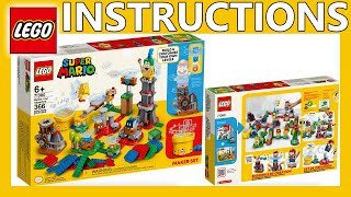 Lego Instructions | 71380 | Master Your Adventure Maker Set | LEGO Super Mario 2021