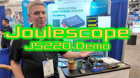 Joulescope JS220 Precision DC Energy Analyzer at Embedded World North America 2024
