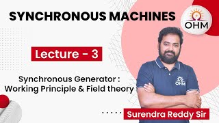 Synchronous Machines | L:03 | Synchronous Generator & its field theory | OHM Institute | GATE-EE