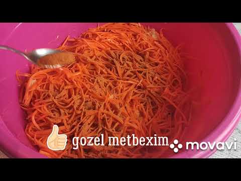 Video: Kuşkonmaz Paxlası Və Koreya Yerkökü Salatı