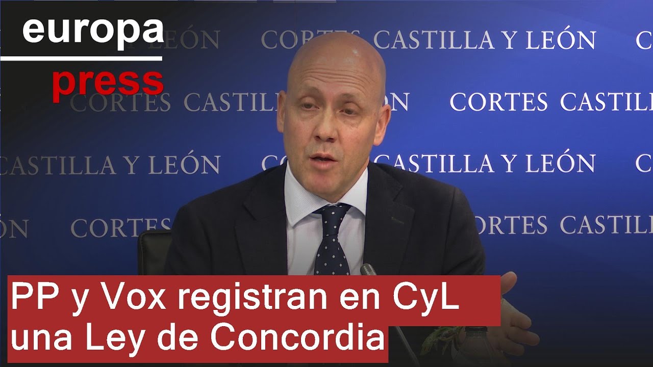 PP y Vox registran en CyL una Ley de Concordia que incluye víctimas de ...