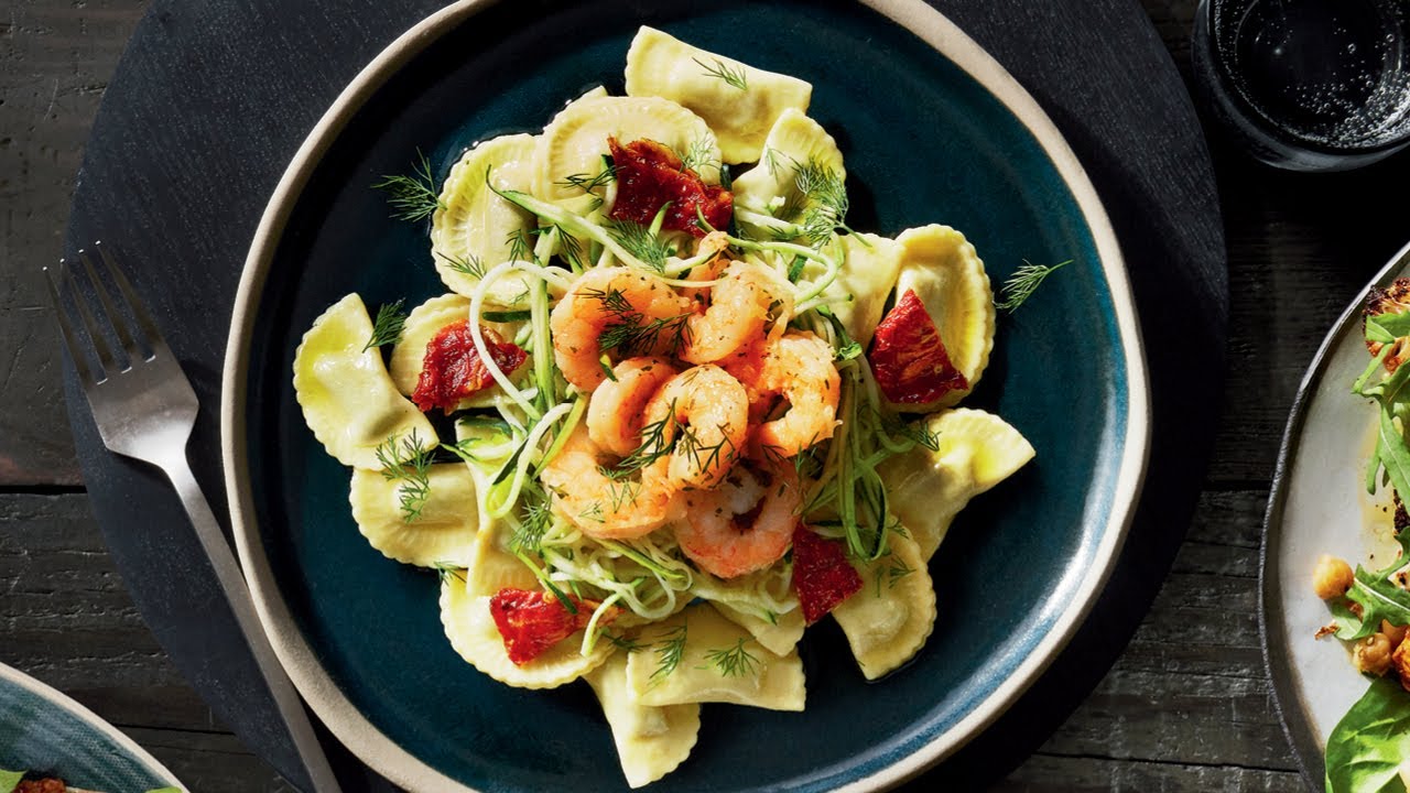 Agnolotti With Garlic Infused Prawns Fine Ish Dining Aldi Australia Youtube