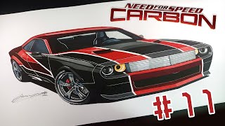 Need for Speed Carbon : Dodge Challenger Drawing | Time Lapse