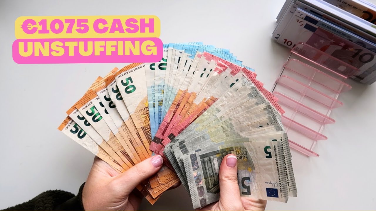 €1075 BACK TO THE BANK | CASH ENVELOPE UNSTUFFING