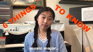THINGS TO KNOW BEFORE MAJORING IN MUSIC to all the music majors out there… COLLEGE SERIES EP 7