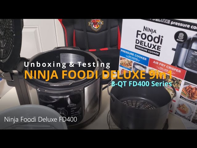 Ninja Foodi 8-Qt Deluxe XL 9-in-1 Pressure Cooker & Air Fryer on