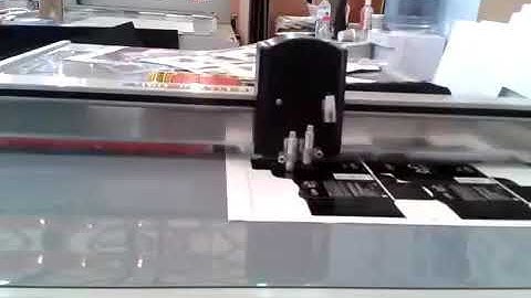 AOKE DCH30 digital flatbed sample cutter plotter offset print cardboard box die cutting machine