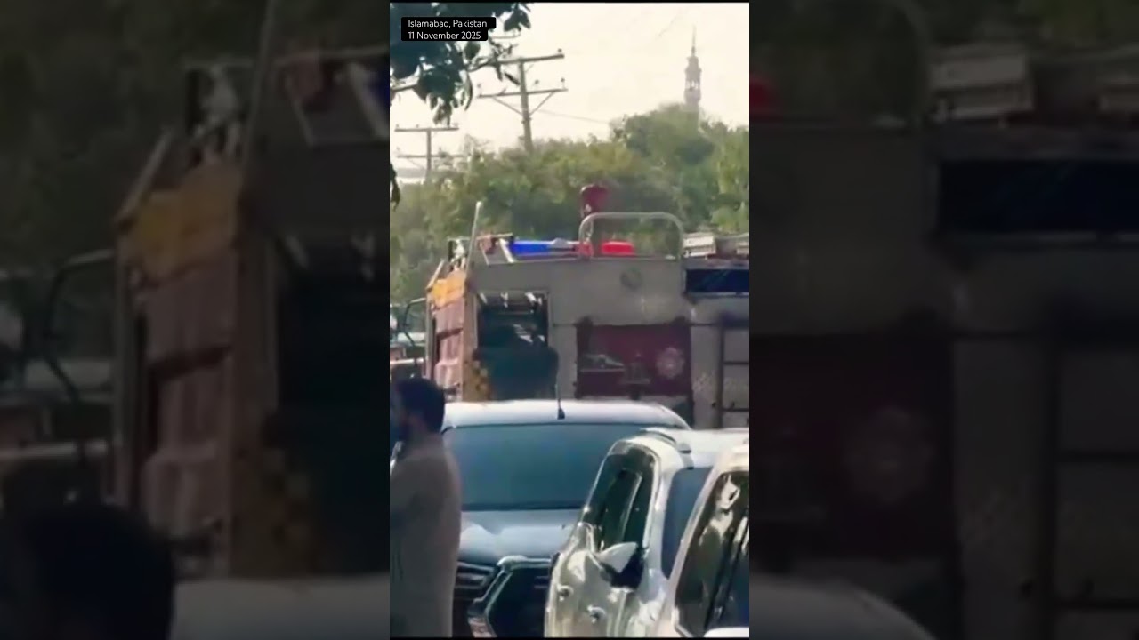 SCENE: Blast in Pakistan’s Islamabad as suicide bomber struck near police vehicle