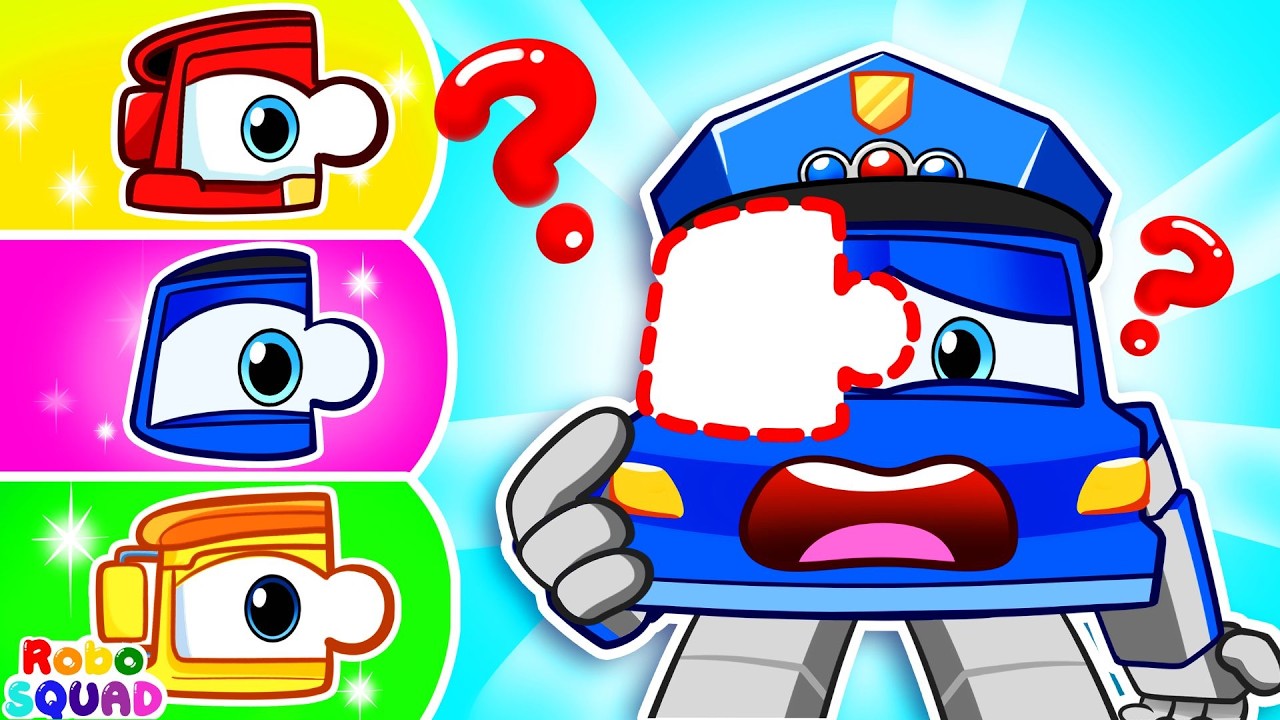 Where Are My Eyes Song | I Lost My Lights Song | Songs for Kids | RoboSquad Nursery Rhymes