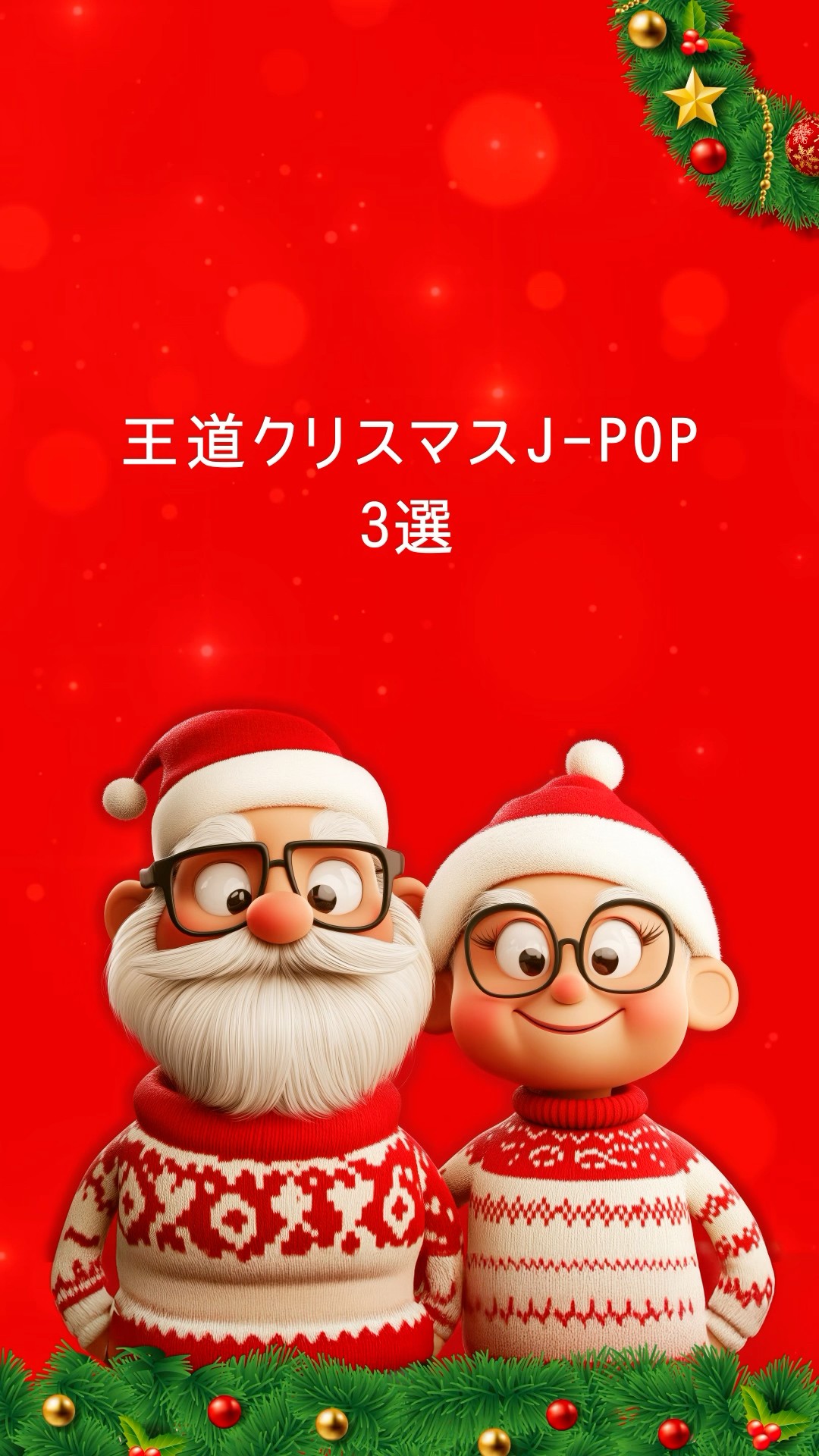 #クリスマス 王道 #JPOP ?? ?⌇ #AppleMusic #Spotify #AWA で #プレイリスト 配信中 ?´‐#曲紹介 #おすすめ曲 #音楽