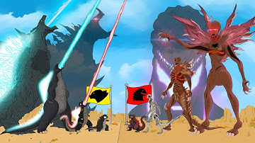 GODZILLA vs EVOLUTION of Shin Godzilla Tail Creatures Animation: Ranked From Weakest To Strongest???