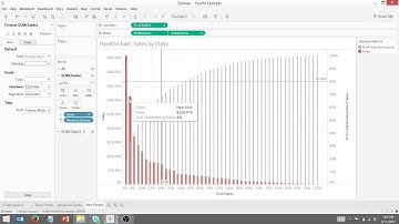 Create a Well Designed Pareto Chart in Tableau
