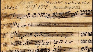 Johann Sebastian Bach - Violin Concerto in E major, BWV 1042 (c. 1718)