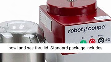 Robot Coupe R2N Ultra Continuous Feed Combination Food Processor