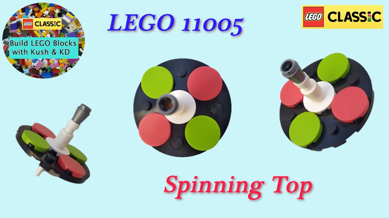 LEGO Spinning Top with LEGO Classic 11005 Building Instructions