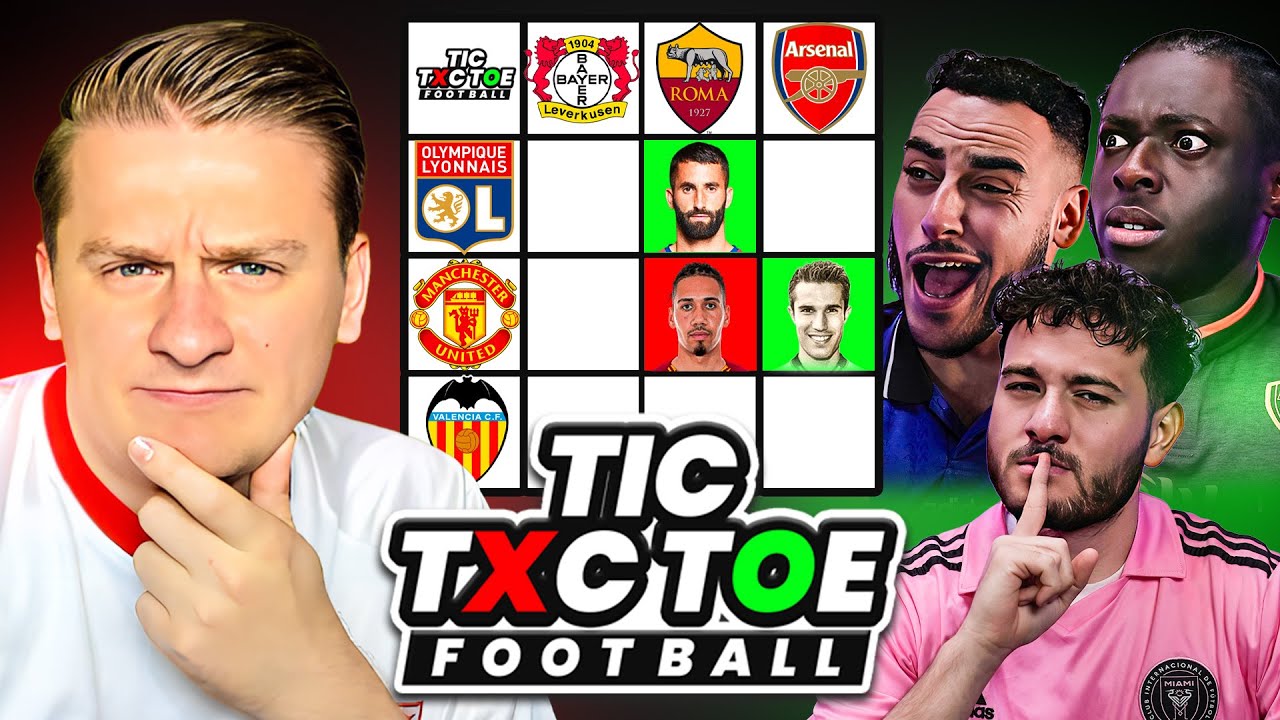 Footy Tic Tac Toe - Play Footy Tic Tac Toe On Rankdle