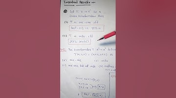 Short trick for one-one and onto linear transformations By Nikki Yadav (Net Jrf)//Linear Algebra //