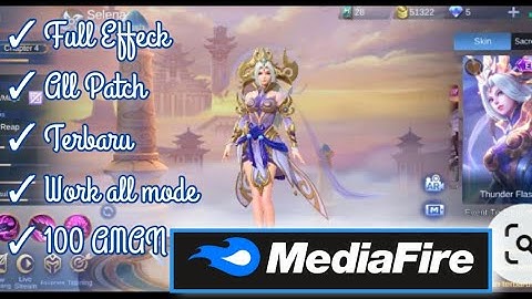 TERBARU!!!Script Skin Selena Epic Thunder flash MOBILE LEGENDS