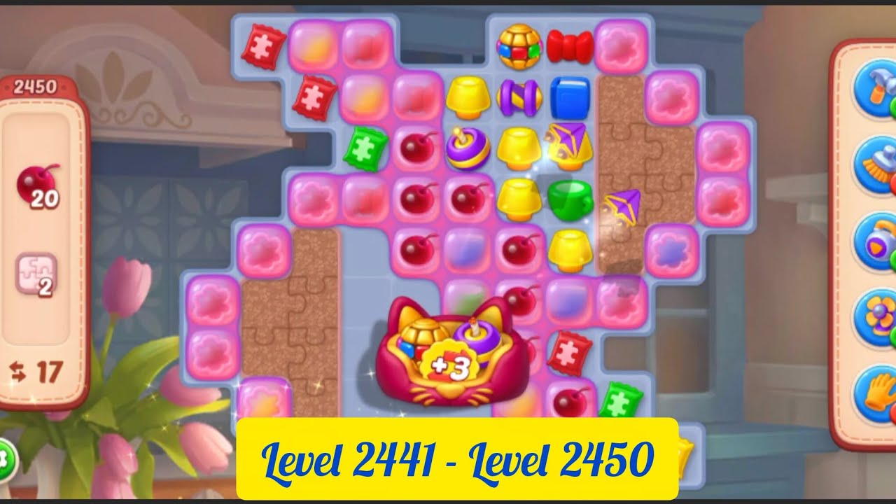 Homescapes : ( Level 2441 - Level 2450 )