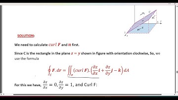 Multi Calculus Ex # 15.8 Q # 6 Vectors Field: Stoke