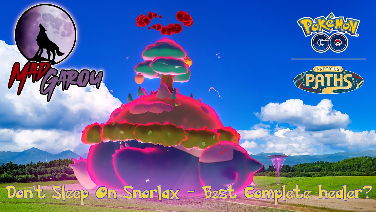 Pokémon go - Return of Gigantamax Snorlax - The healer who can do some damage.