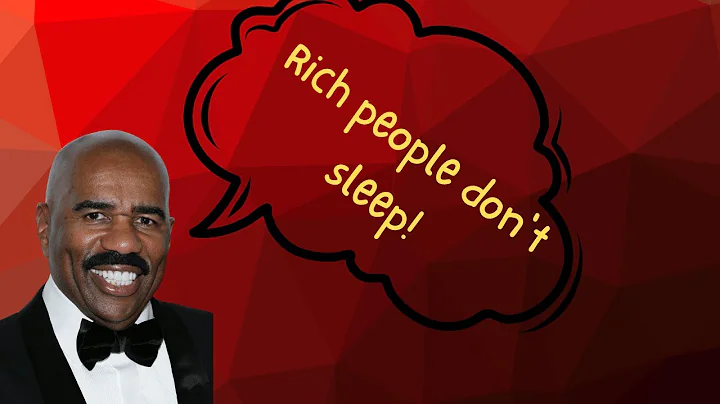 Steve Harvey says Rich people don't sleep 8 hours ...