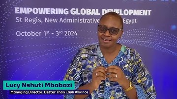 Nshuti Mbabazi, Managing Director Better Than Cash Alliance, on DPI & Responsible Digital Payments